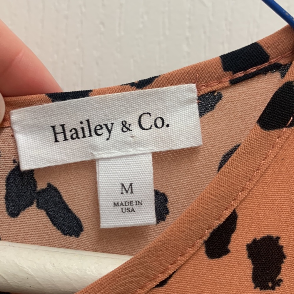 Orange Leopard print Dress - Picture 5 of 6